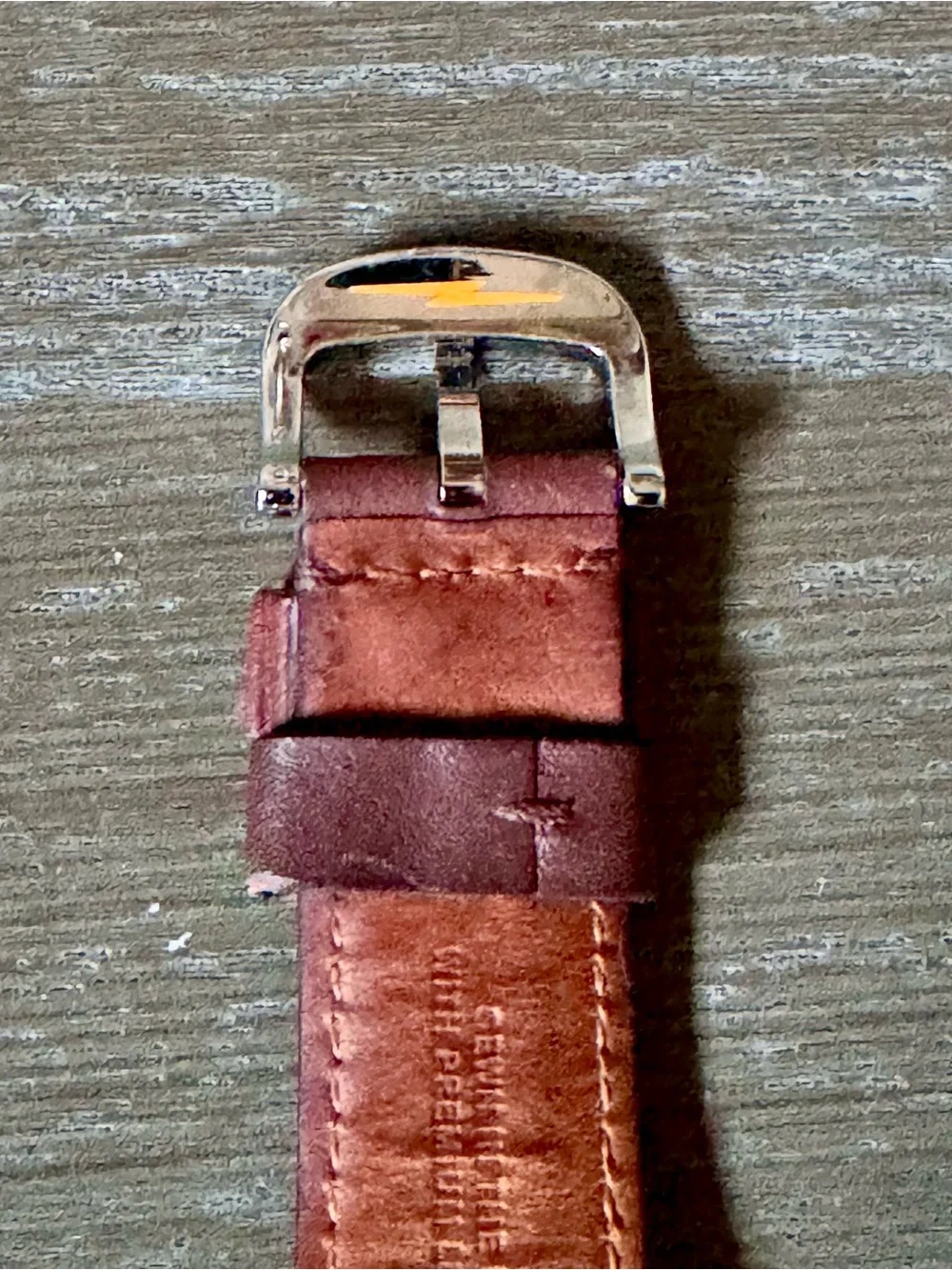 Shinola Midnight Blue Dial Stainless Steel Case Brown Leather Strap Watch
